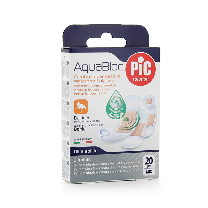 Imagen de PIC AQUABLOC BACTERICIDA ADH SURTIDO 20U
