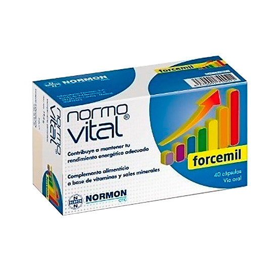 Imagen de Normovital forcemil 40 capsulas