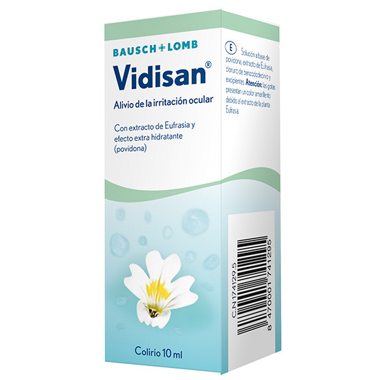 Imagen de Vidisan ojo irritado gotas oftálmicas 10ml