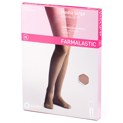 Imagen de MEDIA FARMALASTIC LARGA BL C.N.CAMEL T/G