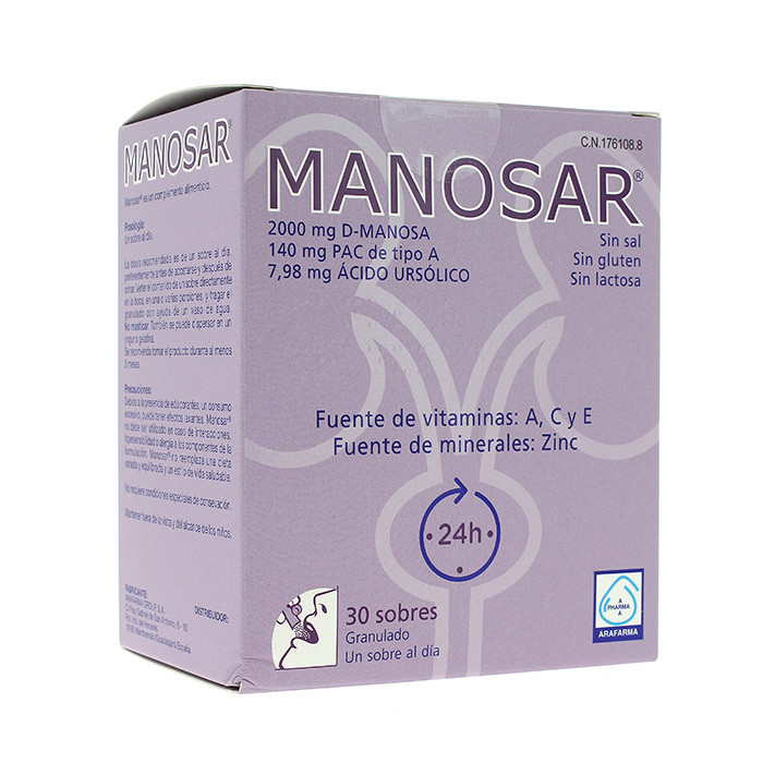 Imagen de MANOSAR POLVO 30 SOBRES