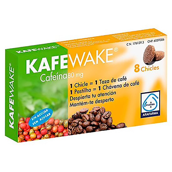 Imagen de Kafewake cafeina 8 chicles
