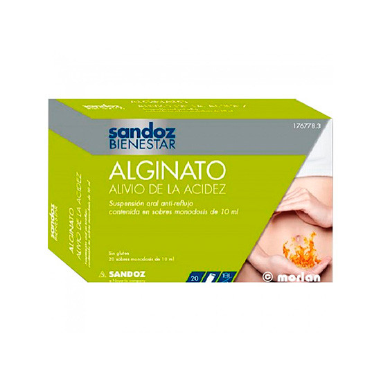 Imagen de Sandoz Bienestar Alginato 20 sobres