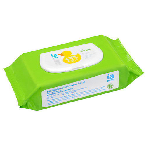 Imagen de Interapothek toallitas bebé aloe 80 uds con tapa