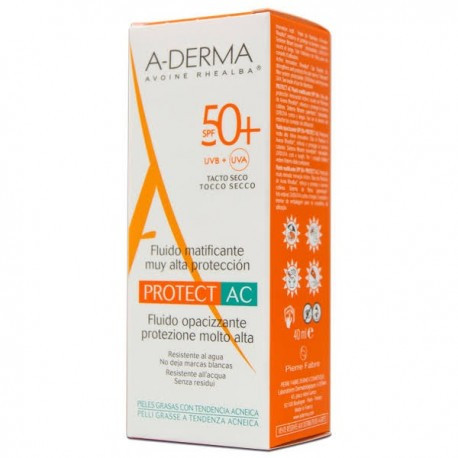 Imagen de Aderma Protect-ac fluid matif 50+ 40ml