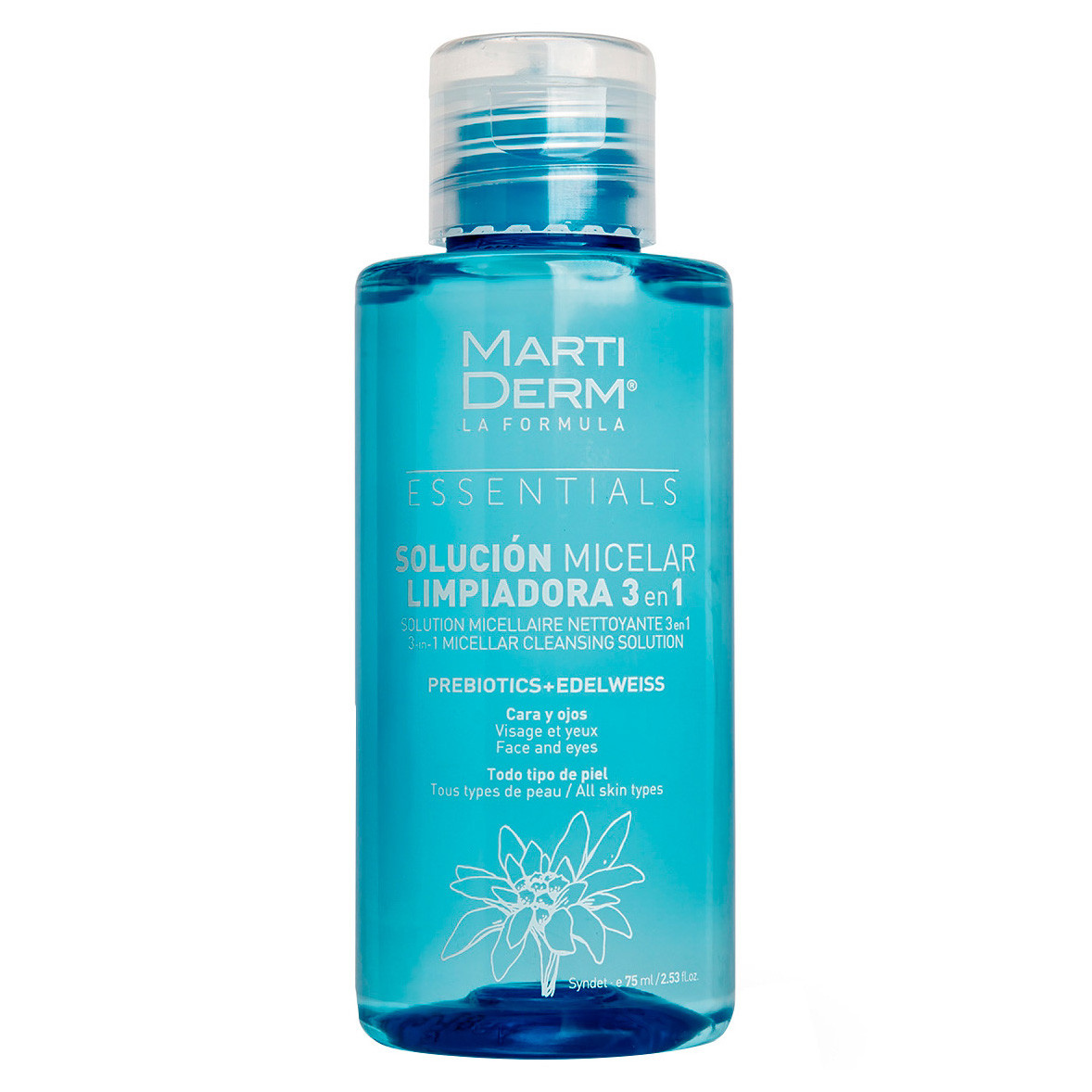 Imagen de MartiDerm Essentials Solución Micelar Limpiadora 3 en 1 - 75 ml