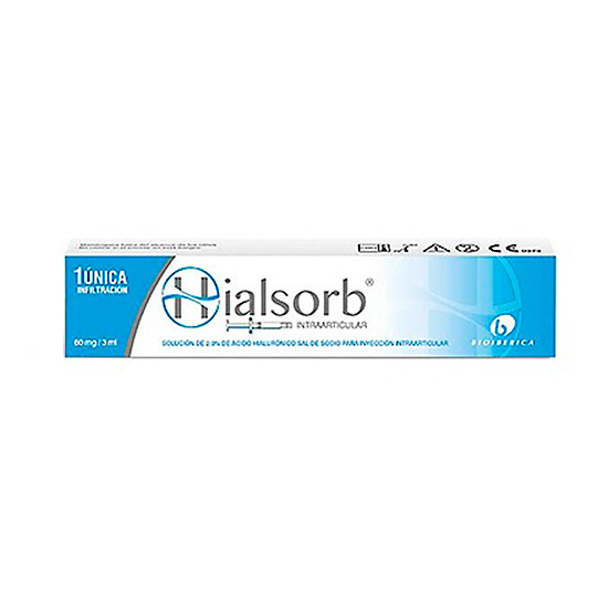 Imagen de Hialsorb intraarticular jeringa prec 3ml