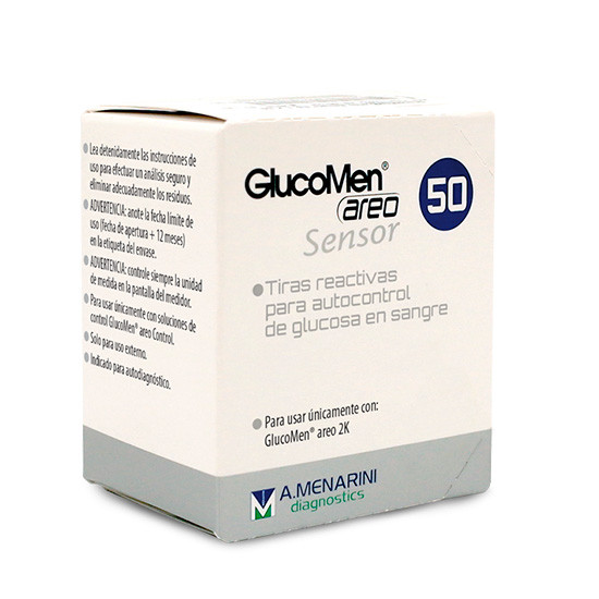 Imagen de GLUCOMEN AREO SENSOR GLUCOSA  50 TIRAS