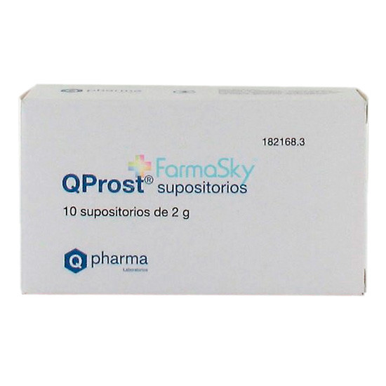 Imagen de Qprost 10 supositorios