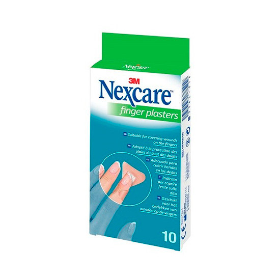 Imagen de Nexcare finger plasters 10 tiras