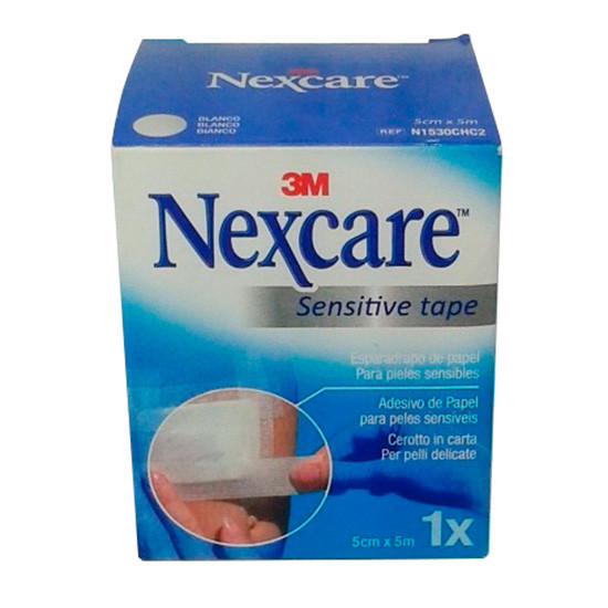 Imagen de 3m esparadrapo nexcare papel blanco 5mx5cm