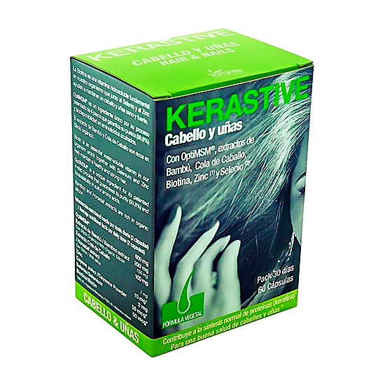 Imagen de Kerastive cabello y uñas f vegetal 60 cápsulas