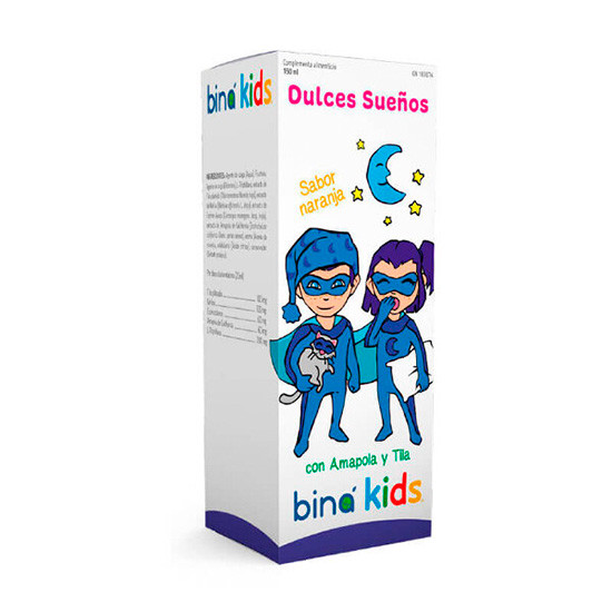 Imagen de BINA KIDS DULCES SUEÑOS JARABE 150 ML