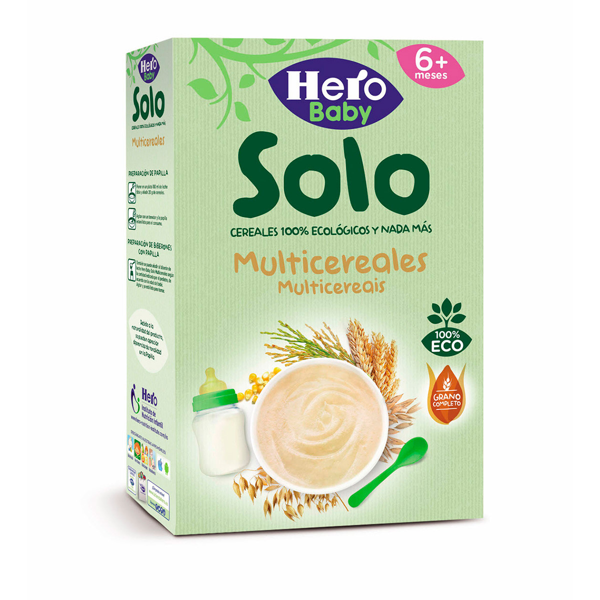 Imagen de Hero Baby Solo ecológico multicereales 300g