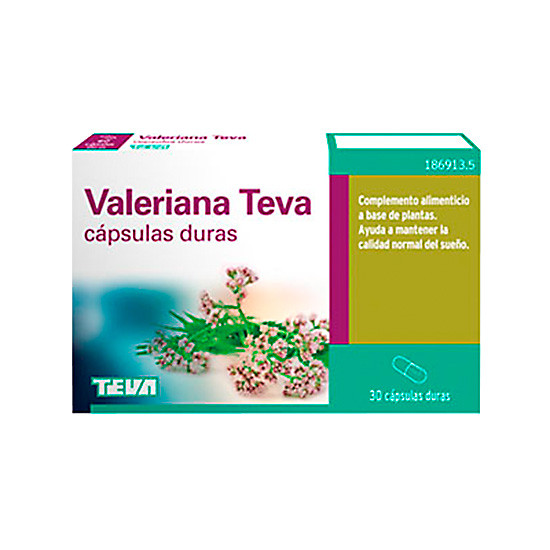 Imagen de Valeriana teva 200 mg 30 cápsulas