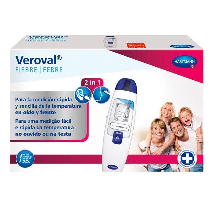 Imagen de Hartmann Veroval termómetro oído y frente