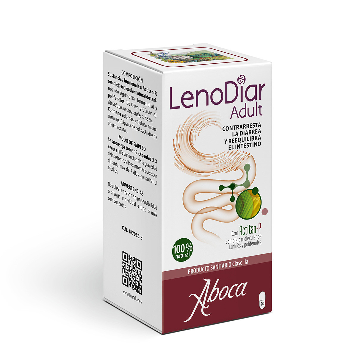 Imagen de Aboca lenodiar adultos 20 capsulas