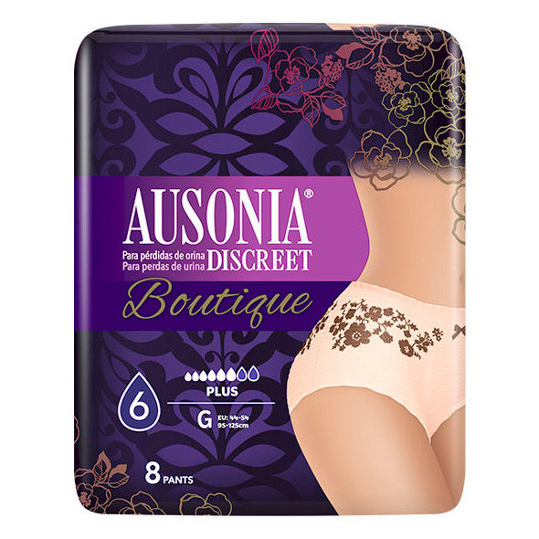 Imagen de Ausonia discreet pants plus t/g 8 uds