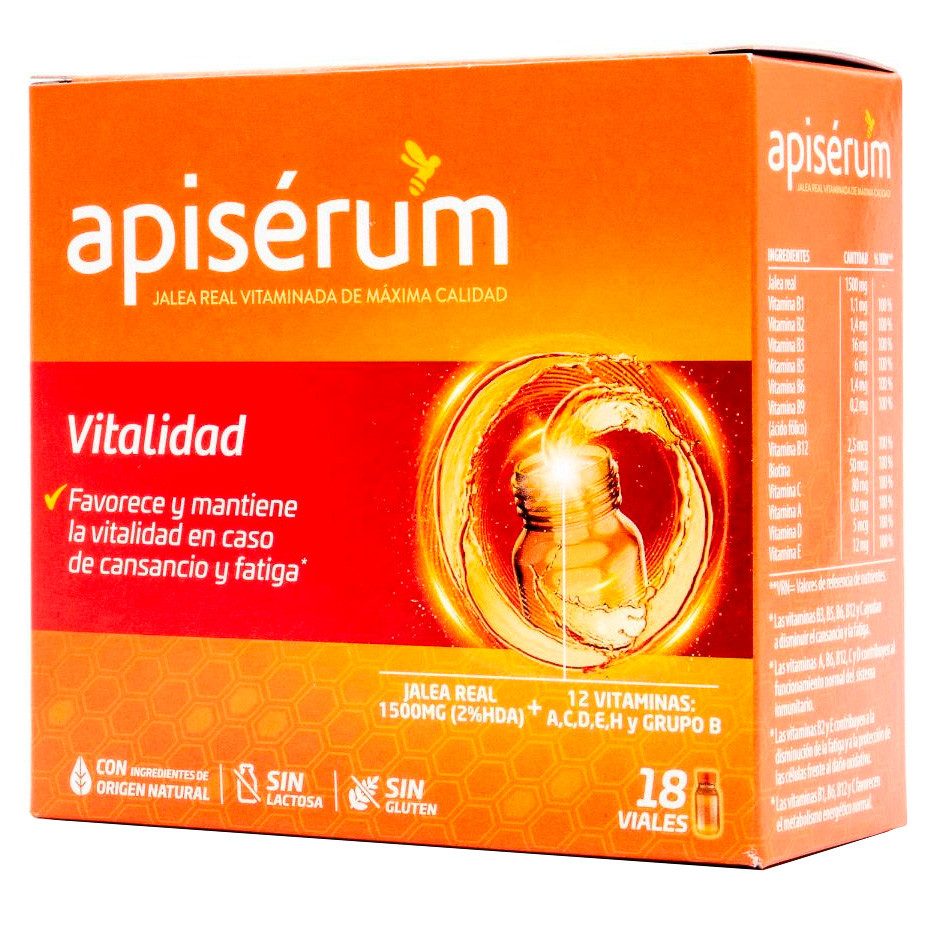 Imagen de Apiserum vitalidad 18 viales