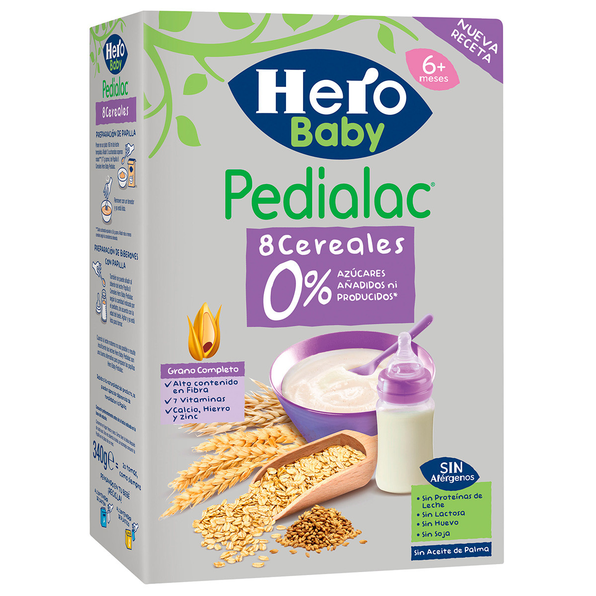 Imagen de Hero Baby Pedialac 8 cereales 340g