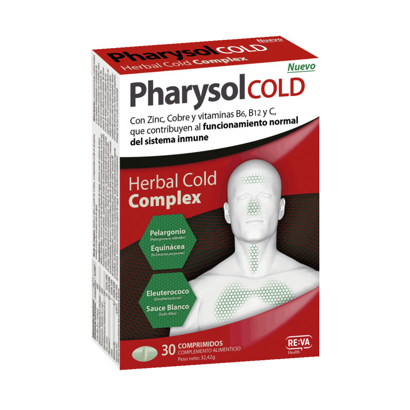 Imagen de Pharysol cold 30 comprimidos