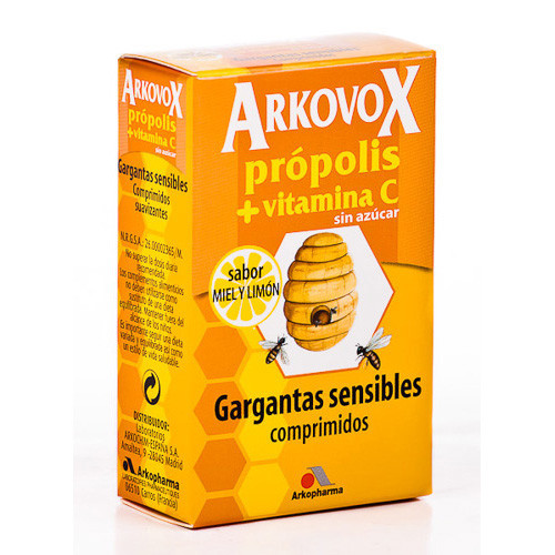 Imagen de Arkovox propolis + vitamina c 24 comprimidos
