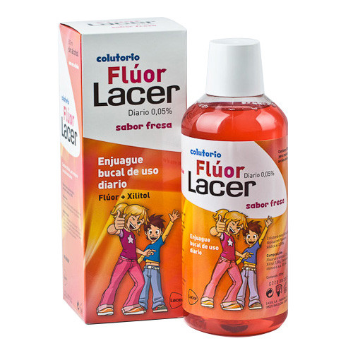 Imagen de Lacer Colutorio Fluor Fresa 0,05 500ml