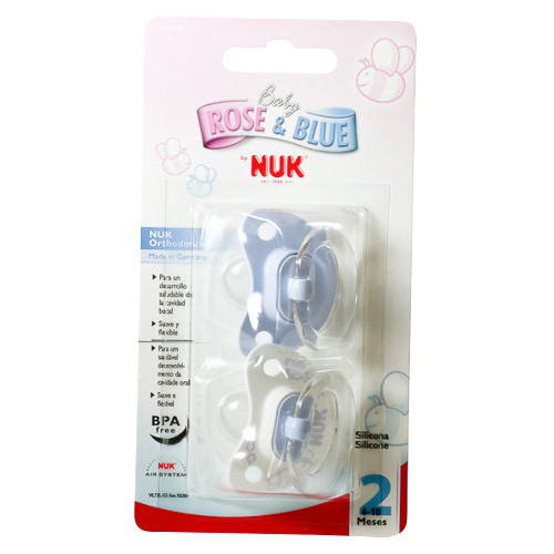 Imagen de Nuk Nukete Chupete silicona azul talla 2 2und