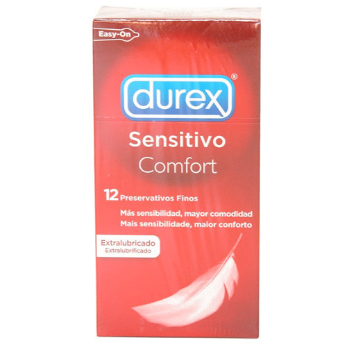 Imagen de PRESERVA.DUREX SENSITIVO EASY ON 12 UDS.