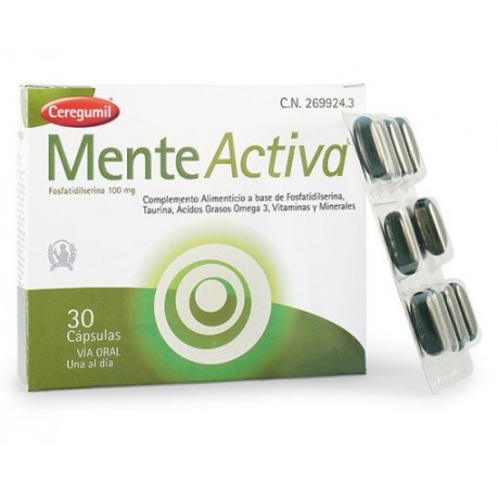 Imagen de CEREGUMIL MENTE ACTIVA 30 CAPSULAS