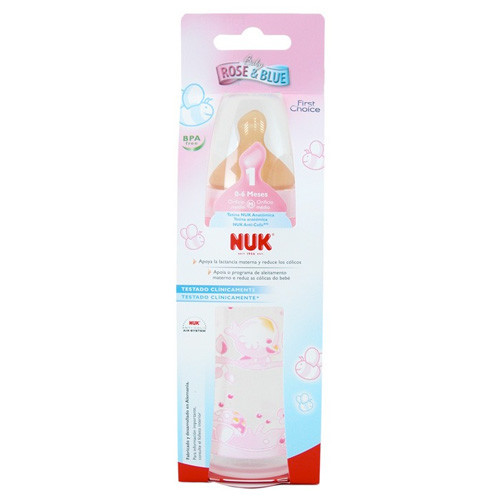 Imagen de Nuk Biberón PP rose 300ml