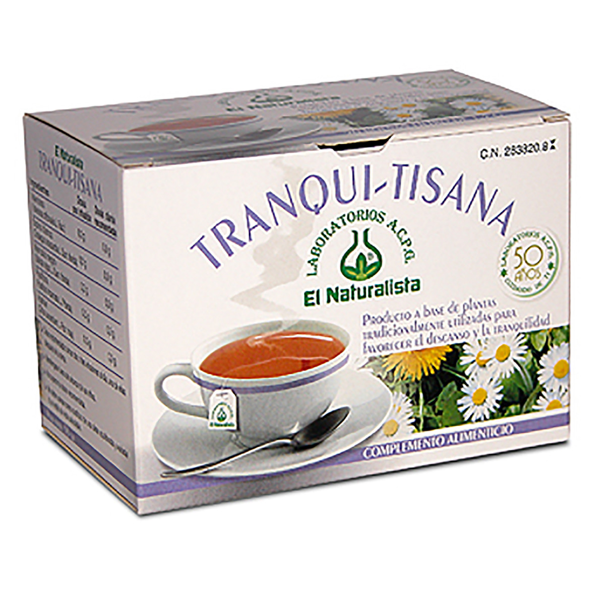 Imagen de EL NATURALISTA TRANQUITISANA 20 INFUSIO