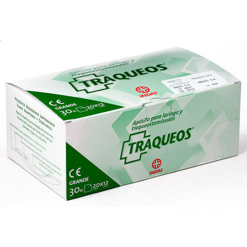 Imagen de TRAQUEOS APOSITOS 30 U.I. 20X12 CM.