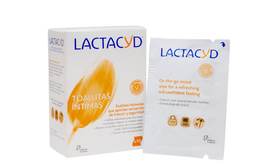 Imagen de LACTACYD INTIMO TOALLITAS 10 UDS.