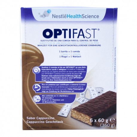Imagen de Optifast barritas capuchino 6uds