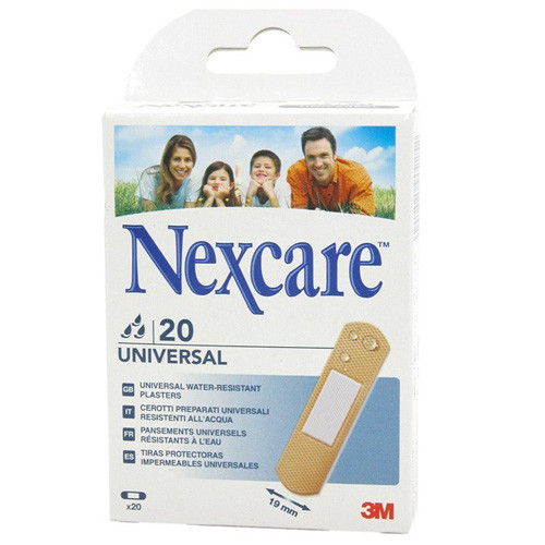 Imagen de NEXCARE PLASTICO 20 TIRAS 19x76 MM