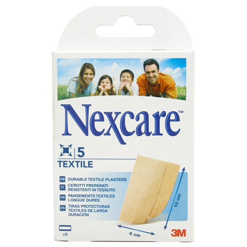 Imagen de NEXCARE TEXTILE STRIPS 5 TIRAS 10x6 CM.