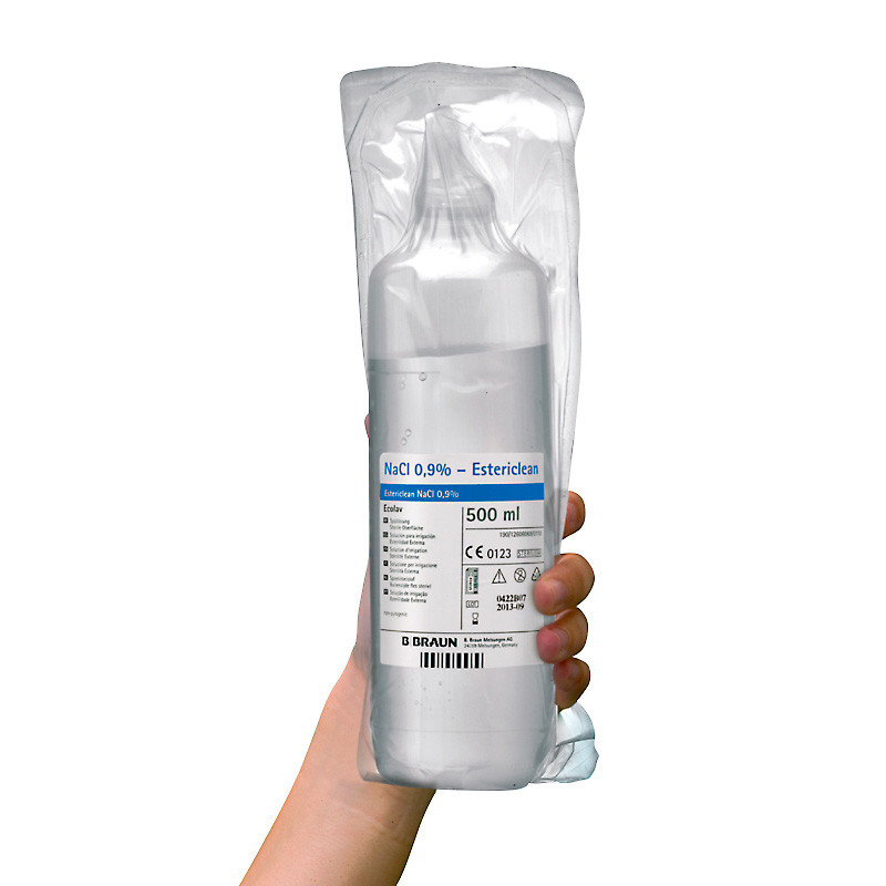 Imagen de Nacl cloruro sodico 0'9% 500 ml ecolav