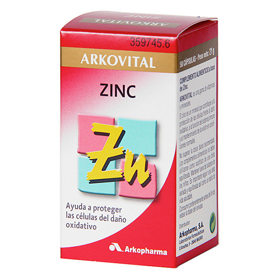 Imagen de ARKOVITAL ZINC 50 CAPSULAS