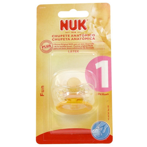Imagen de Nuk Nukete chupete latex surtido talla 1