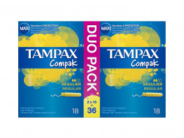Tampax compak regular 36u