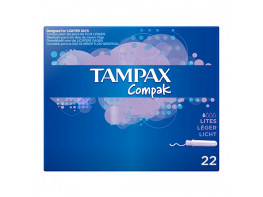 Tampax compack tampones lites 22 uds.